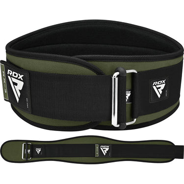 RDX X3 6 INCH Weightlifting Neoprene Gym Belt#color_green