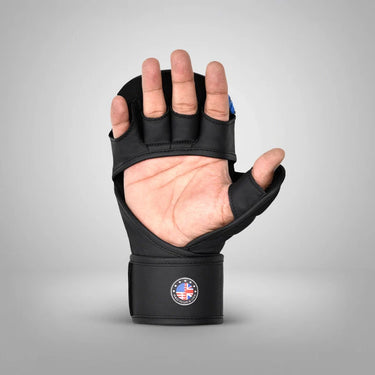 RDX Grappling Gloves Shooter Aura F-17#color_blueblack